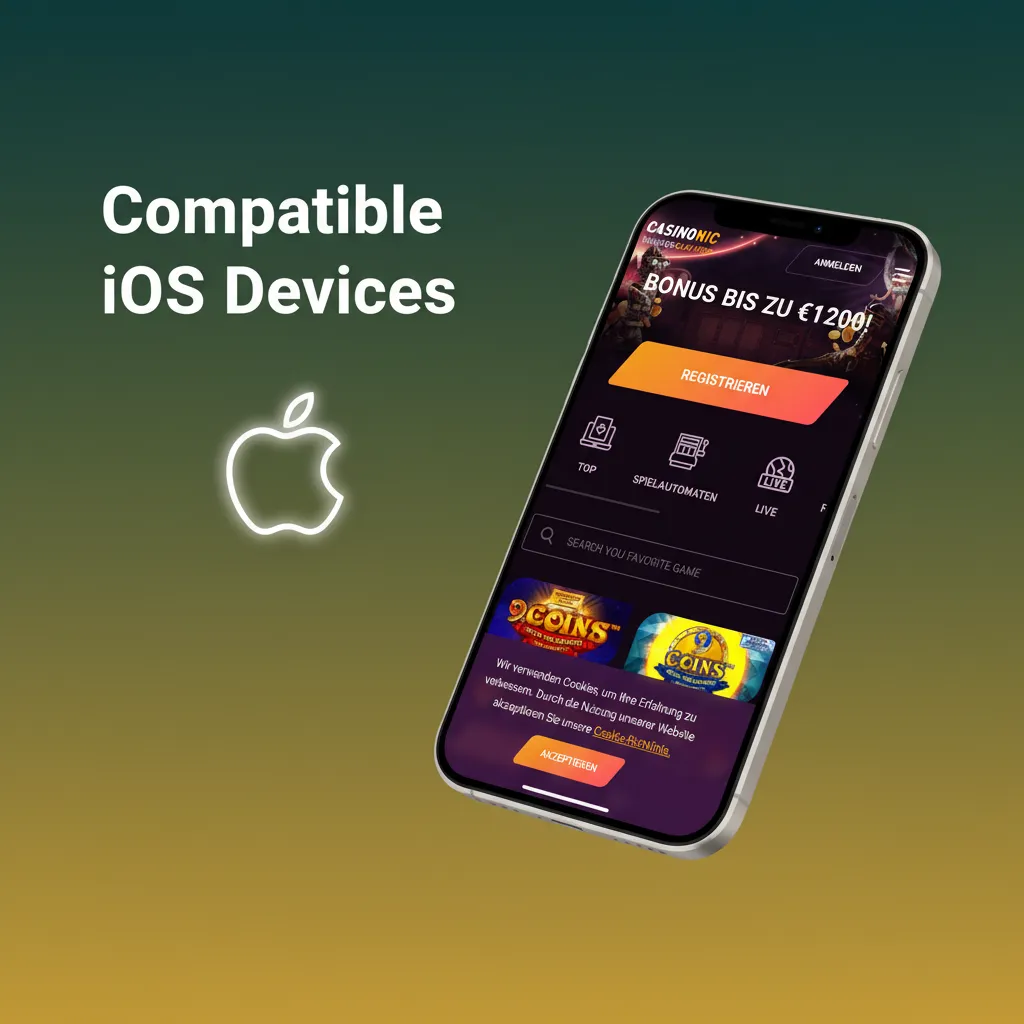 App compatible with iPhone X–15 series and newer; recent iPads supported.