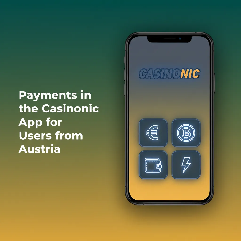 Casinonic app payments in Austria: Visa, Mastercard, Skrill, etc.; instant deposits, fast withdrawals; min dep €10, wd €20.
