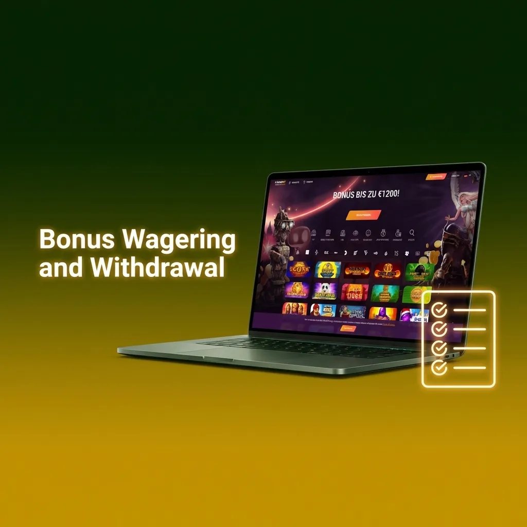 Casino bonus wagering requirements infographic showing 40x playthrough rules and withdrawal eligibility conditions