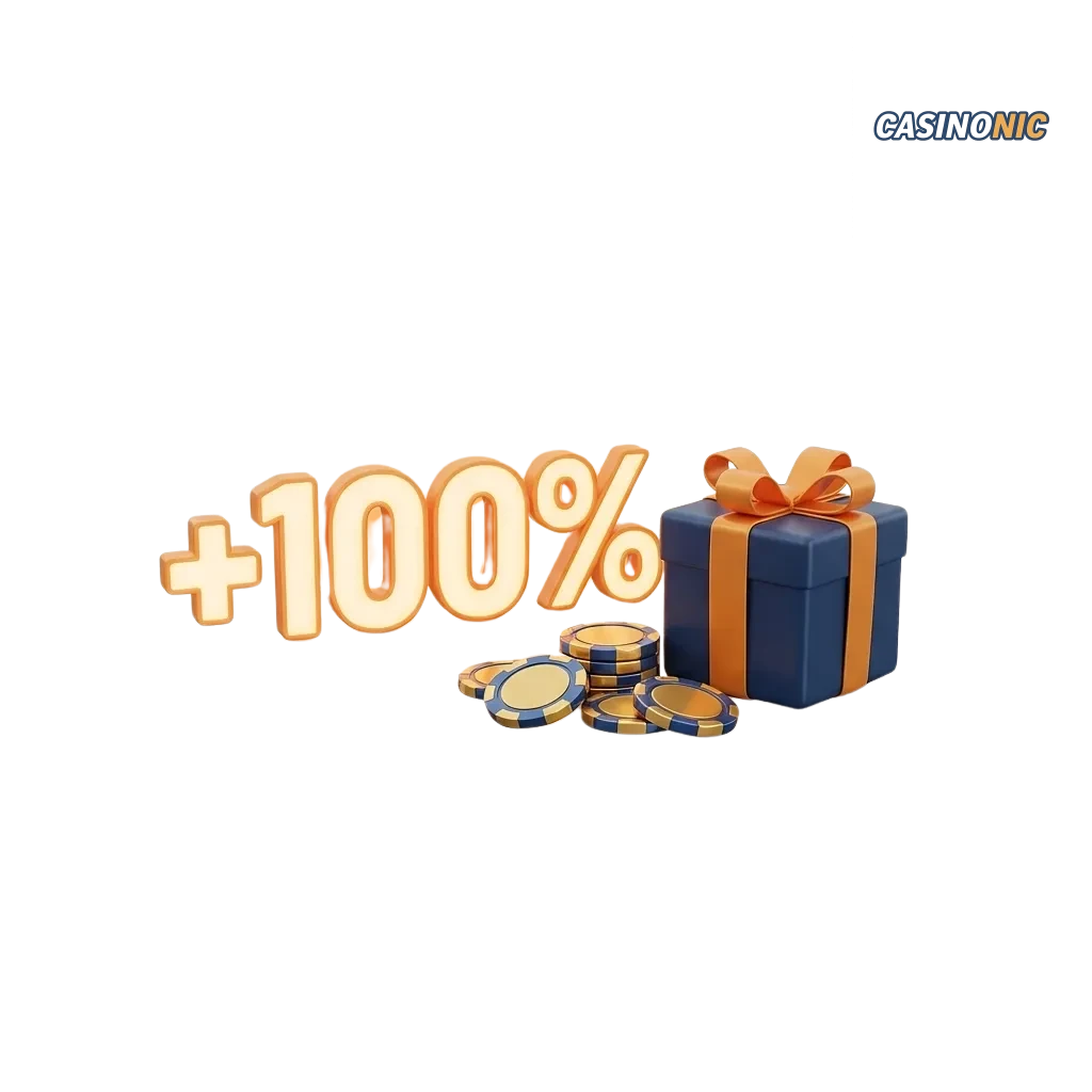 Casinonic casino bonuses page showing welcome offers up to €1200 for new players in Austria with clear terms displayed