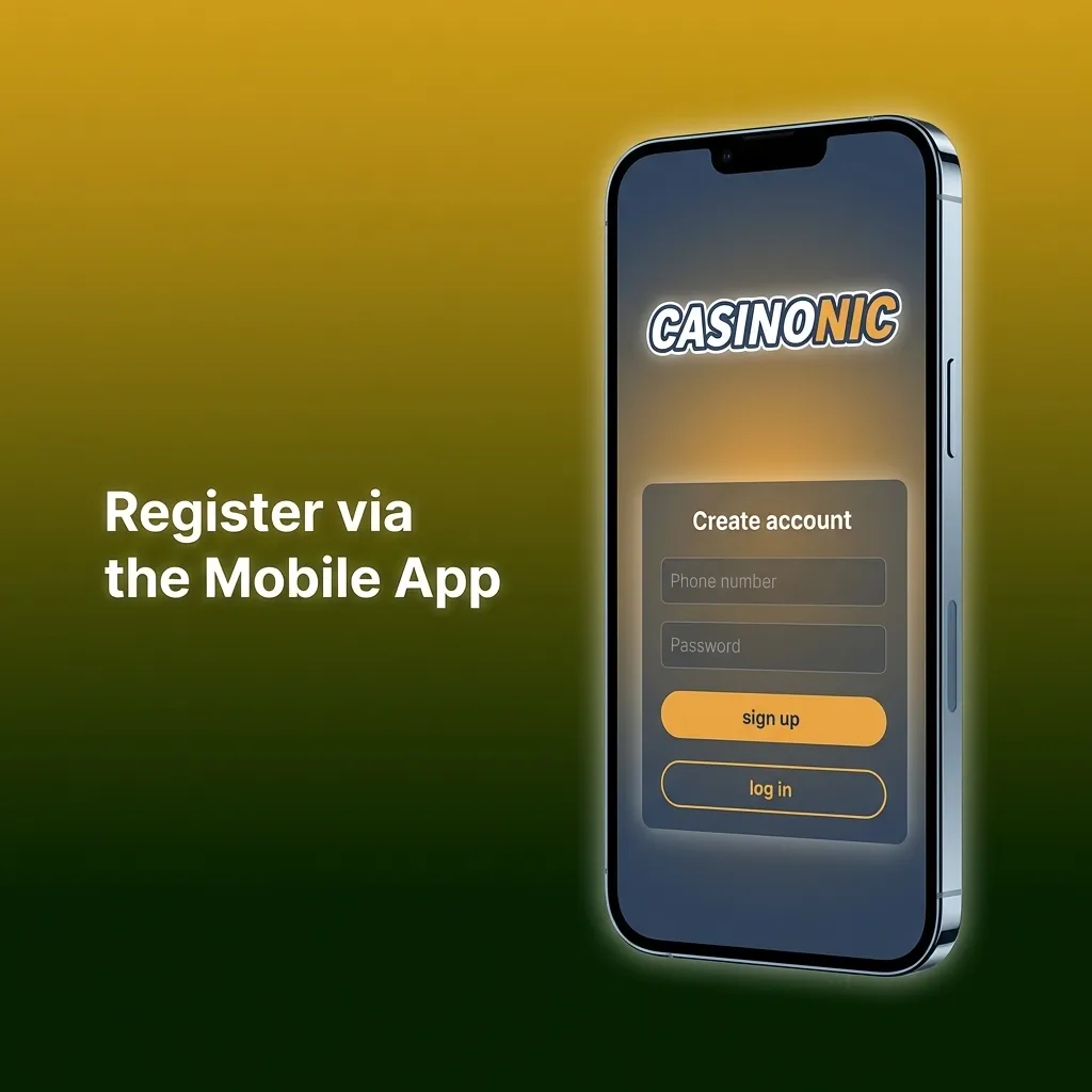 Mobile app registration screen showing sign-up options including phone, email, social media, and one-click methods