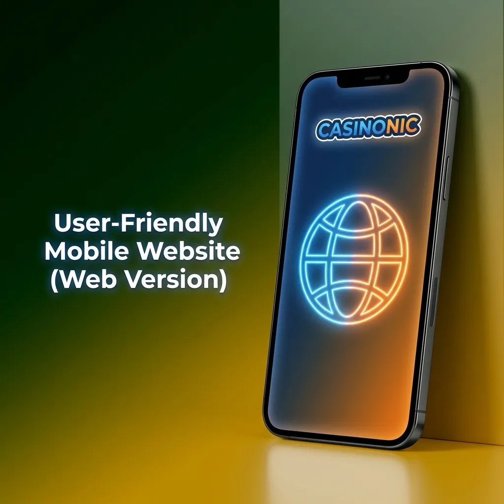 Mobile website with responsive design offering instant browser access to casino games without download required