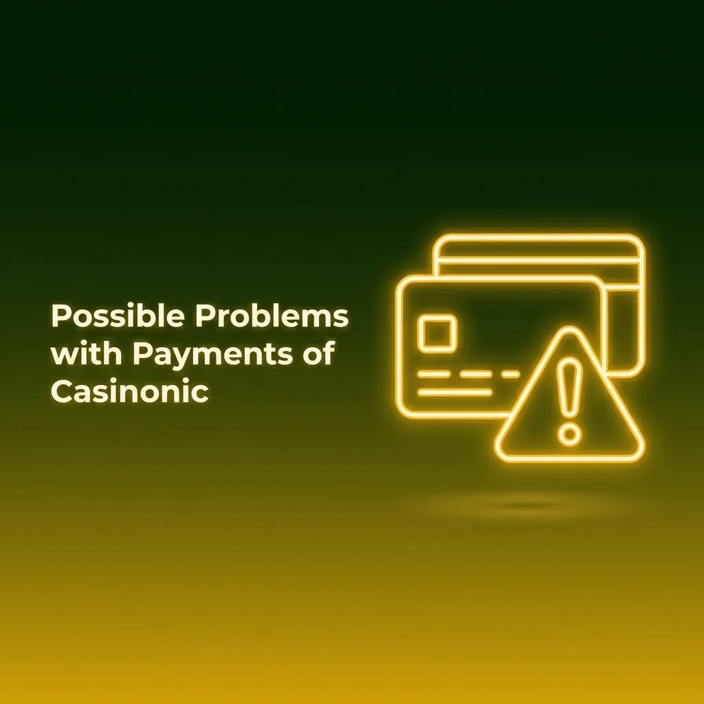 Casinonic payment issues guide showing solutions for delayed withdrawals, declined deposits, and transaction problems
