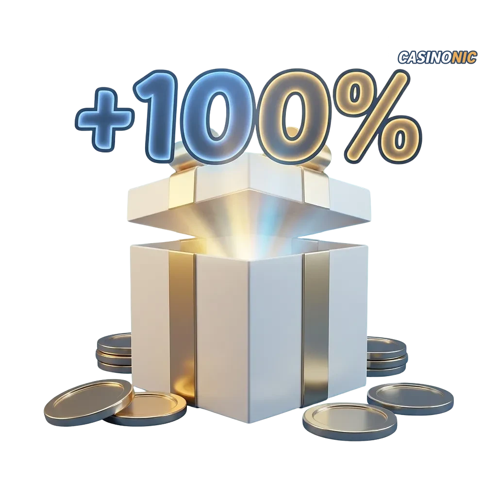 New players celebrating welcome bonus at Casinonic casino in Austria with €1200 bonus funds offer displayed